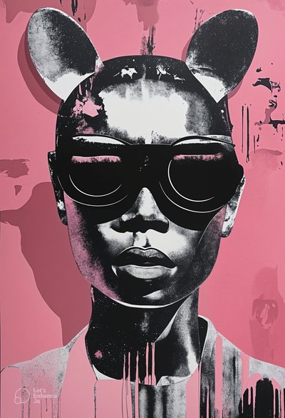 Blind Ambition, 2024 (Akryl på duk) av George Rosaly