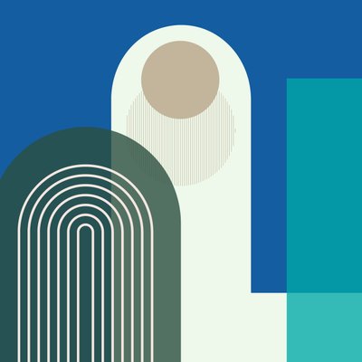 Blå midnatt, 21:a århundradet (illustration) av George Rosaly