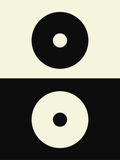 Bohemisk Yin och Yang, 21:a århundradet (illustration) av George Rosaly