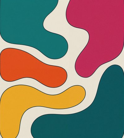 Flow State, 2025 (akryl på duk) av George Rosaly