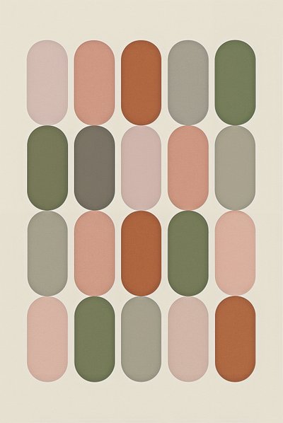 Harmonized Path, 2025 (akryl på duk) av George Rosaly