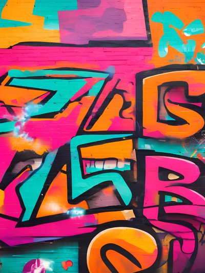 Neon Symphony, 21:a århundradet (målning) av George Rosaly