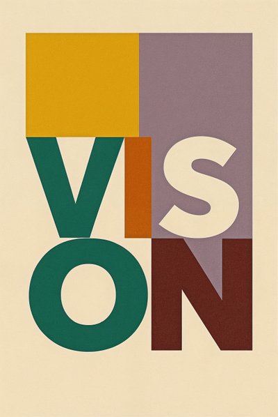 VISION In Motion, 2025 (akryl på duk) av George Rosaly