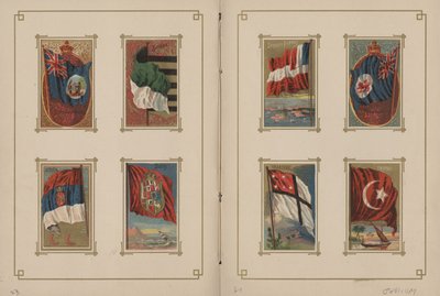 Flaggor för alla nationer och USA - sidorna 23 och 24 av George S. and Sons Harris