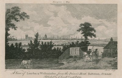 Utsikt över London och Westminster av George Samuel Elgood