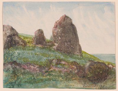 Landskap med stenar av George Sand