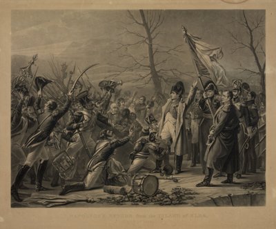 Napoleon återvänder från ön Elba den 7 mars 1815 av George Sanders