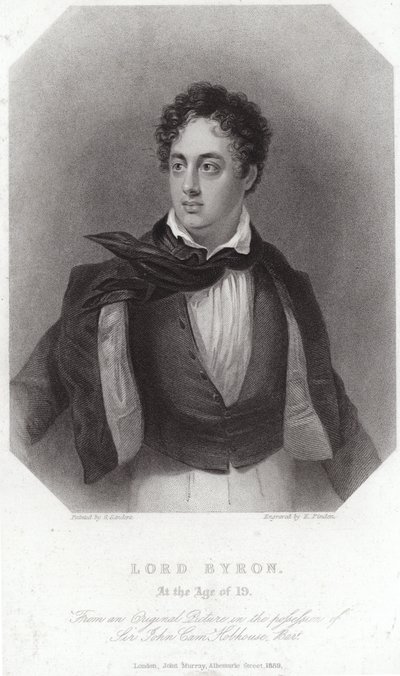 Porträtt av Lord Byron av George Sanders