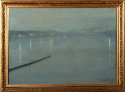 Dordrecht, Nederländerna, på natten av George Sauter