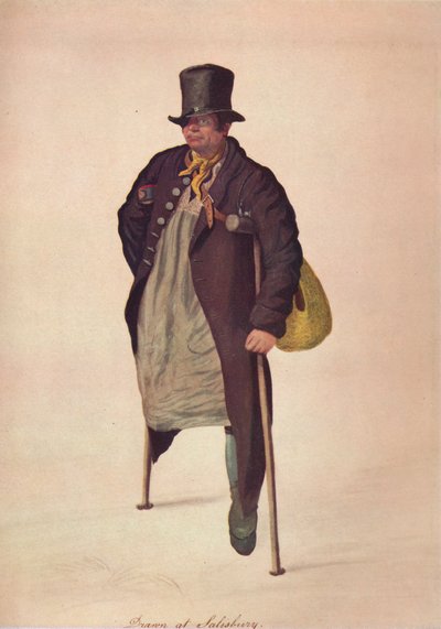 Ritad i Salisbury, c1800 av George Scharf