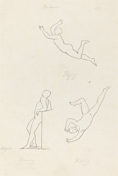 Luta, flyga och falla av George Scharf after John Flaxman