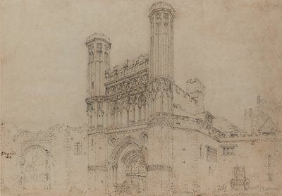 Porten till St. Augustine, Canterbury av George Shepherd