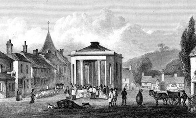 Westerham, Kent, graverad av H. Adlard, 1832 av George Shepherd