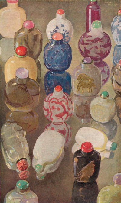 Kinesiska snusflaskor, c1923. av George Sheringham