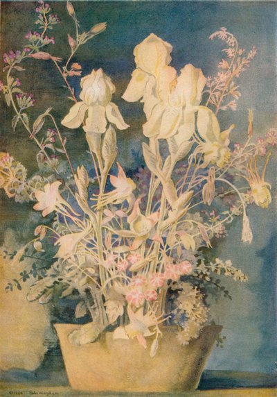 Blomstermålning av George Sheringham, c1910-1920, 1936. av George Sheringham