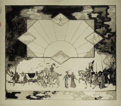 The Panel of the Mabinogion, nr 10, av George Sheringham