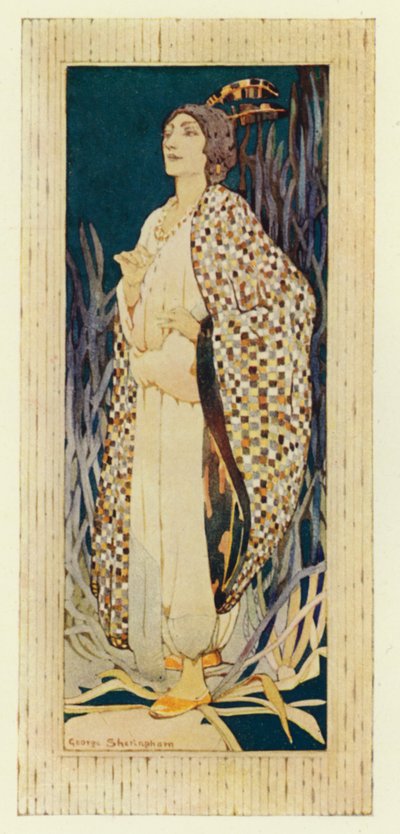 Hövdingen hade en vacker dotter (färg litho) av George Sheringham
