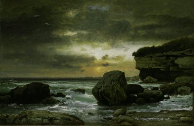 En marinsoldat, ca 1874-75 av George Snr. Inness