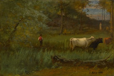 En pastoral, ca 1882-85 av George Snr. Inness