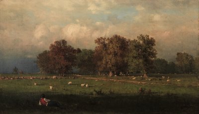 Durham, Connecticut av George Snr. Inness
