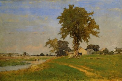 Old Elm vid Medfield, 1860 av George Snr. Inness