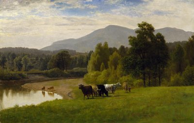 Betesmarker, 1867 (olja på papper ombord) av George Snr. Inness