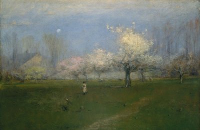 Spring Blossoms, Montclair, New Jersey, ca 1891 av George Snr. Inness