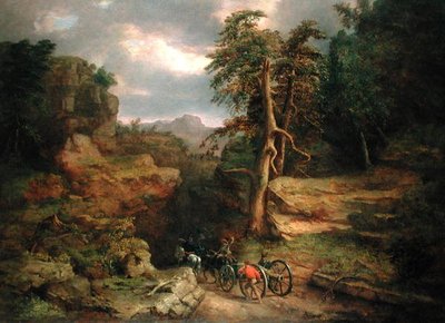 The Gloomy Days of 1776 (olja på duk) av George Snr. Inness