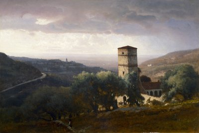 Utsikt över Rom från Tivoli av George Snr. Inness
