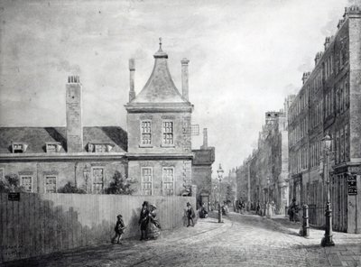 Montague House, Bloomsbury, London 1845-49 av George Snr Scharf