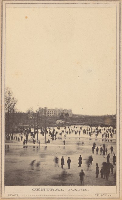 Central Park,1860-talet (foto) av George Stacy
