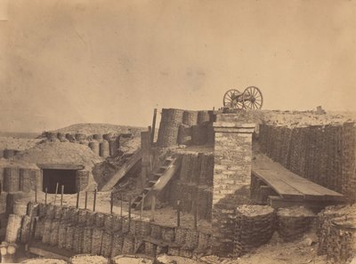Befästningar nära Charleston, South Carolina, ca. 1861. av George Stacy.
