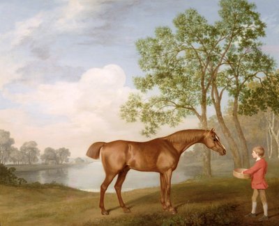 Pumpa med en Stall-Lad av George Stubbs