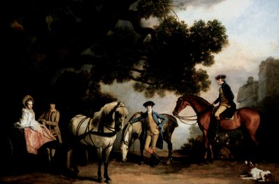 Familjerna Milbanke och Melbourne av George Stubbs