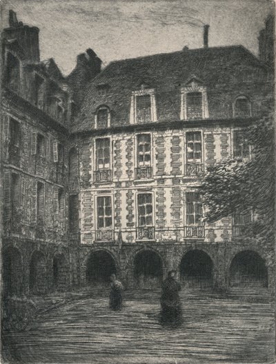 "Victor Hugos hus, Places des Vosges", 1915 av George T Plowman