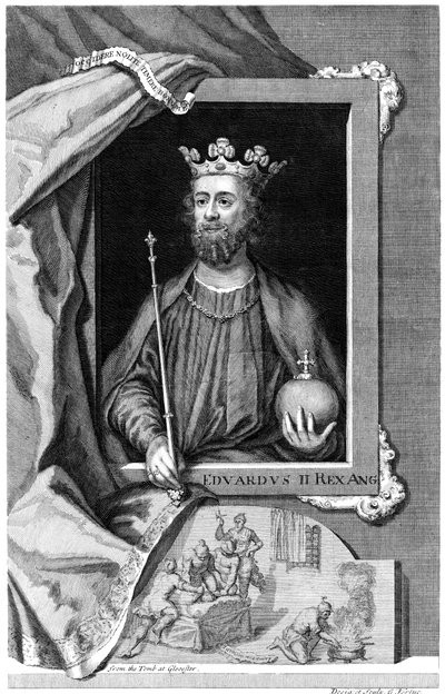 Edvard II av England. 1700-talet av George Vertue