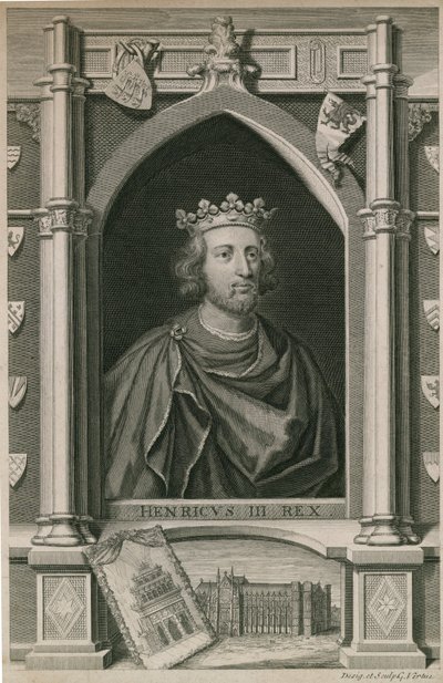Henricus III Rex (gravyr) av George Vertue