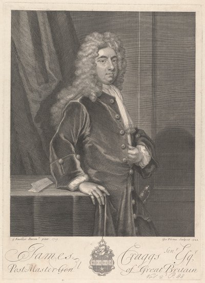 James Craggs den äldre av George Vertue
