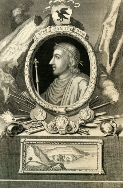 kung Knut dansken, 1732. av George Vertue