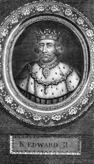 Kung Edward II av England, 1700-talet. av George Vertue