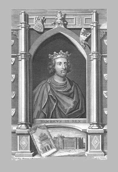Monument till Henrik III, c1730-talet. av George Vertue