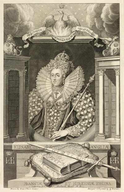 Drottning Elizabeth I av George Vertue