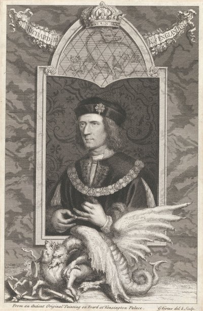 Richard III, kung av England av George Vertue