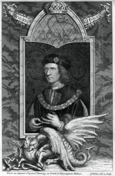 Richard III av England, 1700-talet. av George Vertue