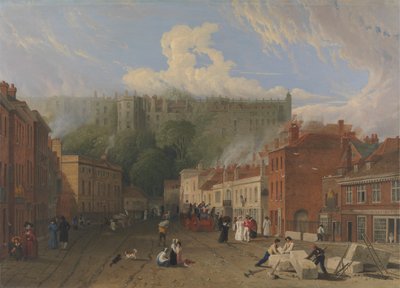 Utsikt över Thames Street, Windsor av George Vincent