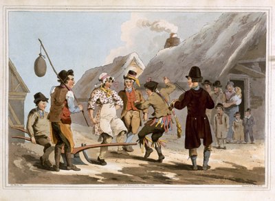 The Fool Plough, graverad av Robert Havell den äldre, publicerad 1814 av Robinson and Son, Leeds av George Walker