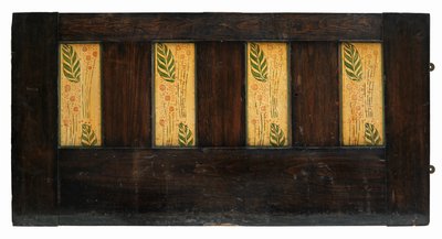 Dekorativ väggpanel (målad ek) av George Walton