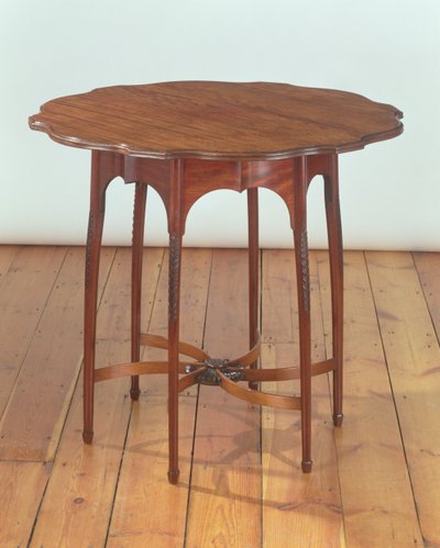 Enstaka bord, tillverkat för Morris & Co., ca 1885 (mahogny) av George Washington Jack