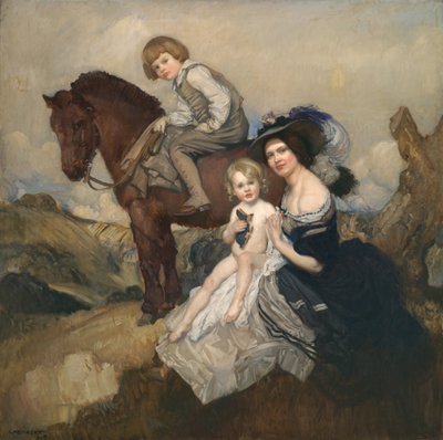 Porträttgrupp av George Washington Lambert