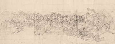 Den 4:e lätta hästbrigadens anfall vid Beersheba av George Washington Lambert
